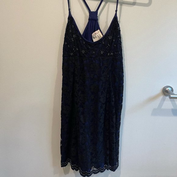 Free People - Razorback Lace & Beaded Dress - Picture 4 of 7